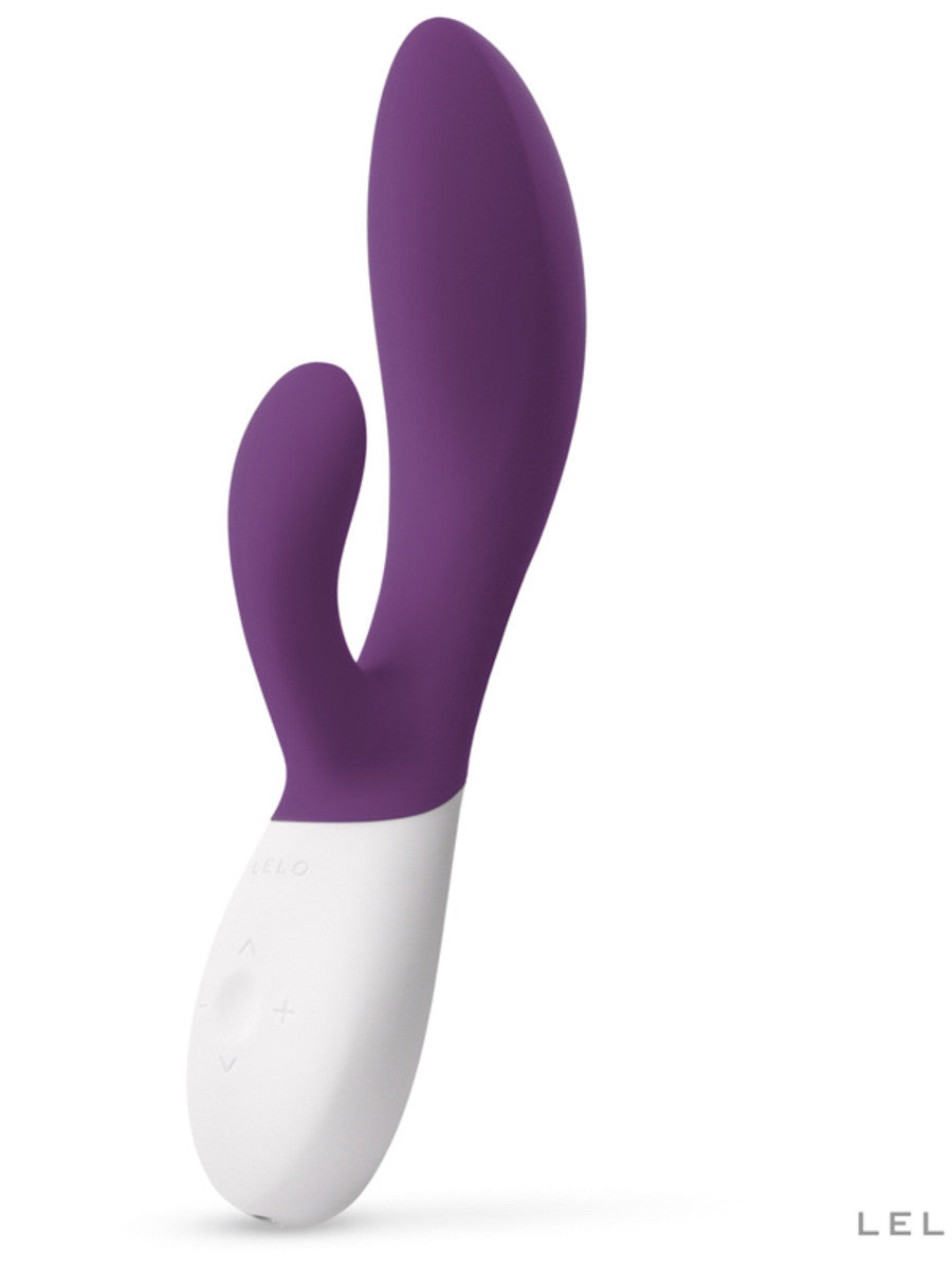 Lelo Ina Wave 2 Powerful Vibrator Wider Range Of Intensities Triple Action Massager - Plum