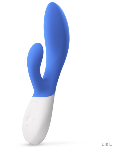 Lelo Ina Wave 2 Powerful Vibrator Wider Range Of Intensities Triple Action Massager - California Sky