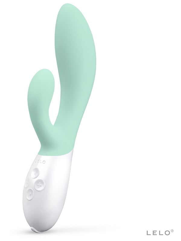Lelo Ina 3 Seaweed Rabbit Vibrator Smoothest Silicon Dual Action Massager Stimulator