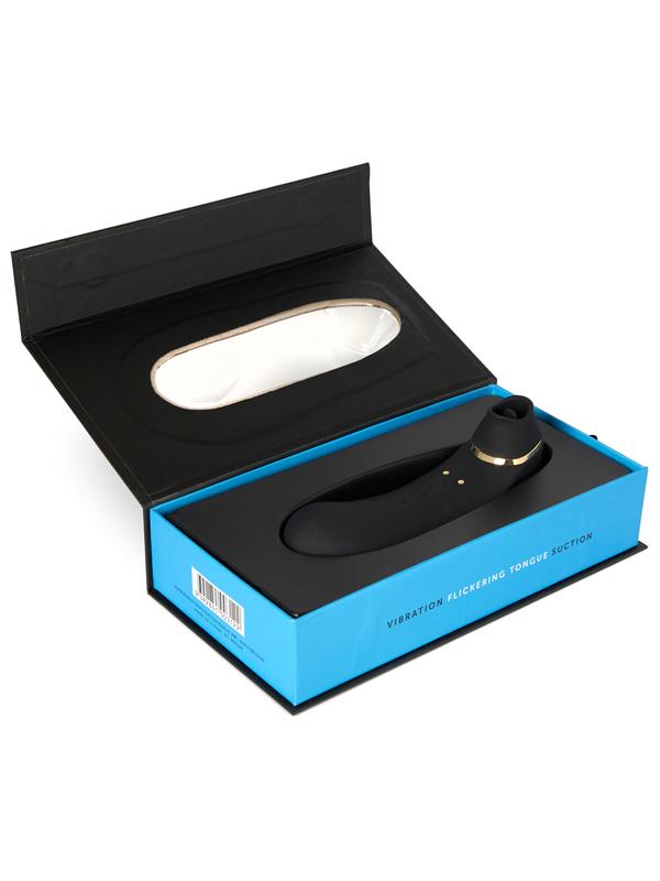 NU Sensuelle Trinitii Clitoral Sucking Toy Tongue Vibrator - 18K Gold Edition