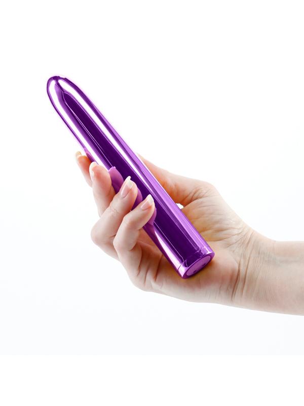 Chroma - Purple - Metallic Purple 17 cm USB Rechargeable Vibrator