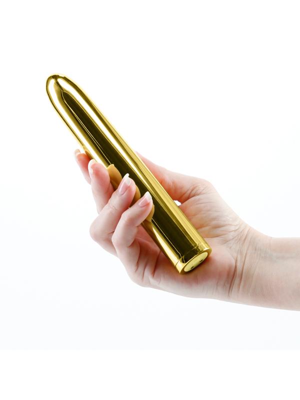 Chroma - Gold - Gold 17 cm USB Rechargeable Vibrator