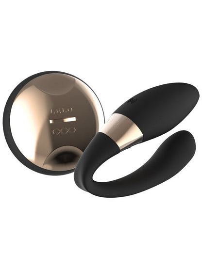 Lelo Tiani Duo Powerful Vibrator Dual Sensation Couples Massager Suit All Body Shape - Black