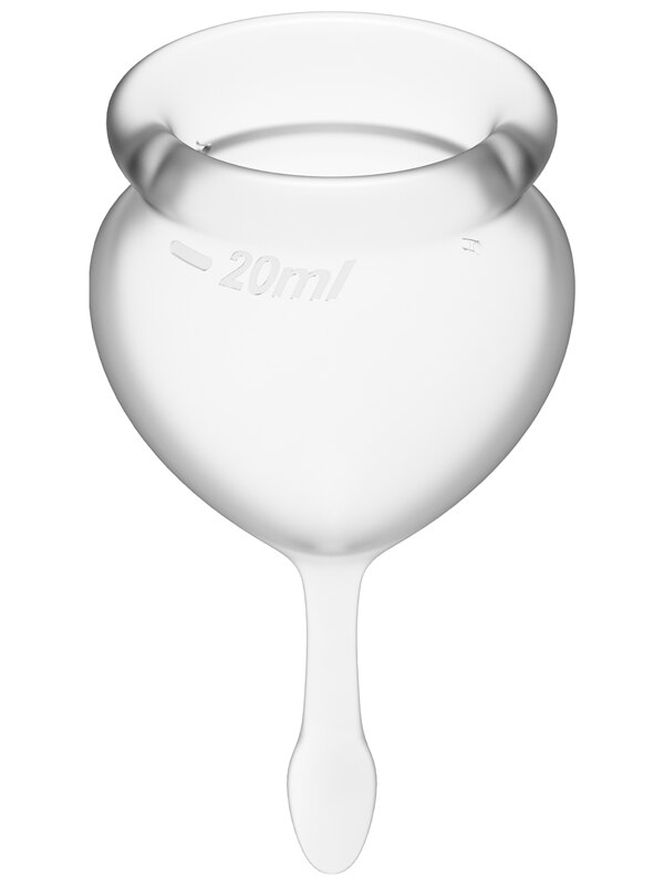 Feel Good Menstrual Cup Transparent 2pcs