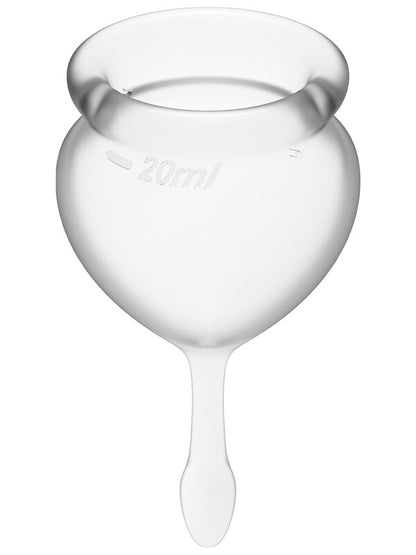 Feel Good Menstrual Cup Transparent 2pcs