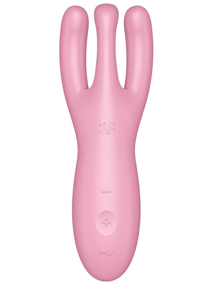 Satisfyer Threesome 4 App Control Stimulator - Pink