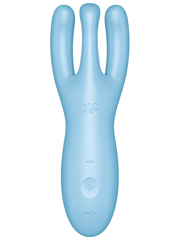 Satisfyer Threesome 4 App Control Stimulator - Blue