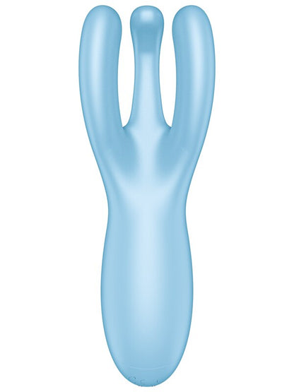 Satisfyer Threesome 4 App Control Stimulator - Blue
