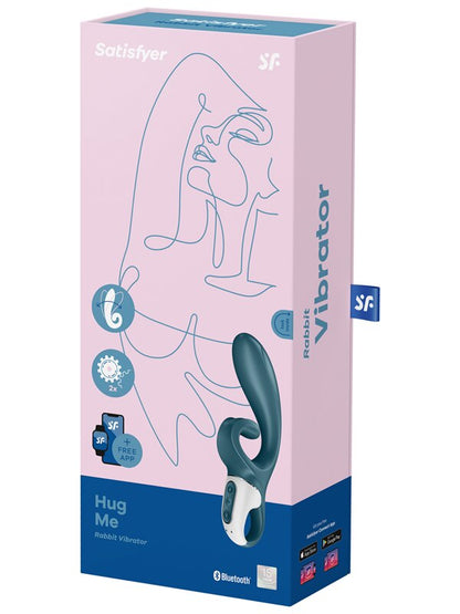 Satisfyer Hug Me Rabbit Vibe App Control - Turquoise