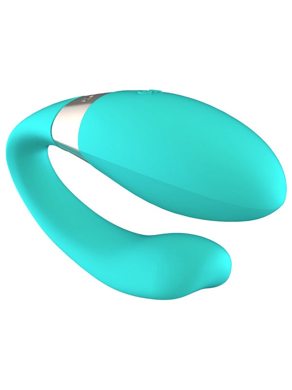 Lelo Tiani Harmony Double Power Vibrator 100% Ultra Smooth Medical Grade Silicone /ABS - Aqua
