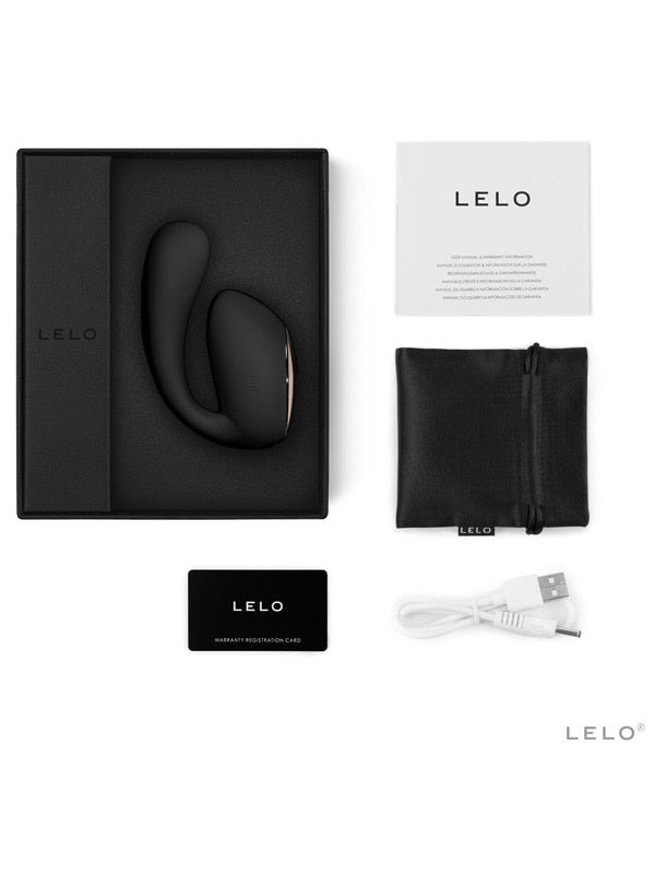 Lelo Ida Wave Powerful Vibrator Stimulator Massager Ultimate Comfort Body Safe Silicone - Black