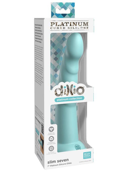 Dillio Platinum Slim Seven - Teal - Teal 17.8 cm (7'') Dong