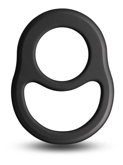 Renegade Cradle - Black - Black Cock & Balls Ring