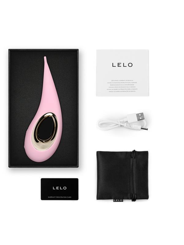 Lelo Dot High-Tech Suction Intense Vibrator Stimulator Totally Waterproof Design - Pink