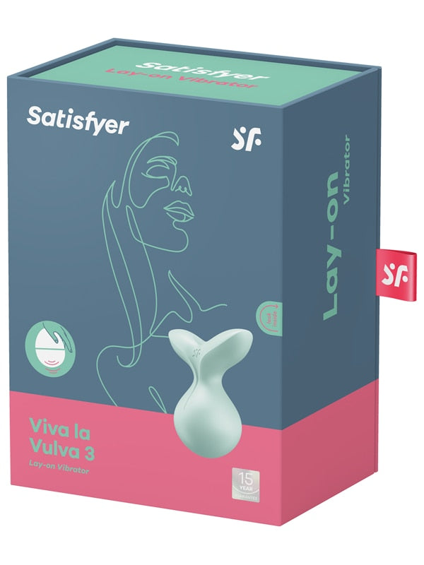 Satisfyer Viva La Vulva 3 Vibrator Stimulator - Mint