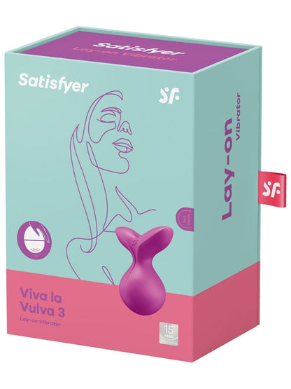 Satisfyer Viva La Vulva 3 Vibrator Stimulator - Violet
