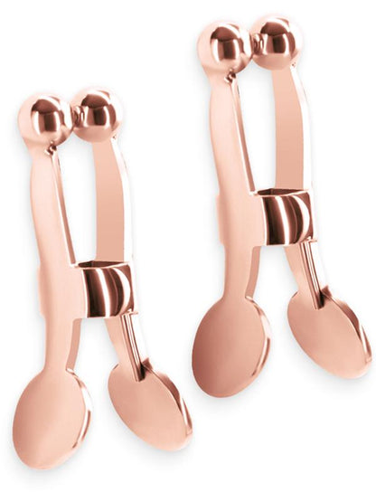 Bound Nipple Clamps - C1 - Rose Gold - Rose Gold Nipple Clamps - Set of 2