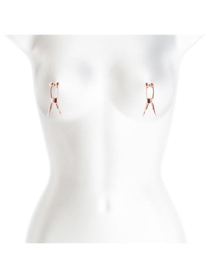 Bound Nipple Clamps - C1 - Rose Gold - Rose Gold Nipple Clamps - Set of 2