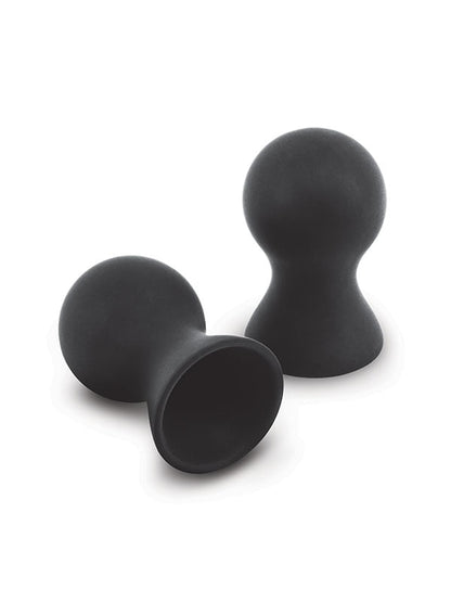 Size Up Silicone Nipple Suckers - Black - Set of 2