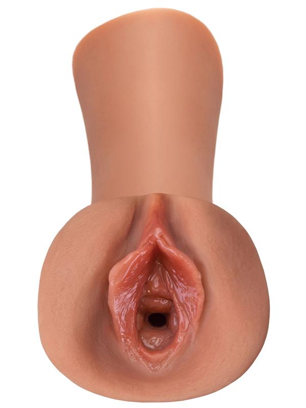 PDX Extreme Wet Pussies - Juicy Snatch - Tan - Tan Self-Lubricating Vagina Stroker