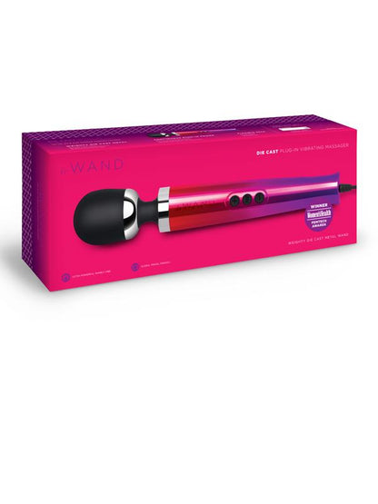 Le Wand Die Cast Plug-In Vibrating Massager