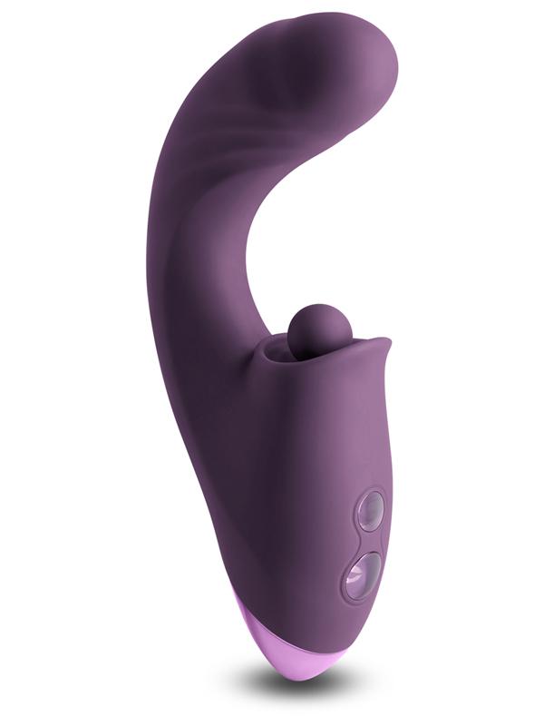 INYA Caprice - Purple - Purple 17.7 cm USB Rechargeable Vibrator with Clitoral Thumper