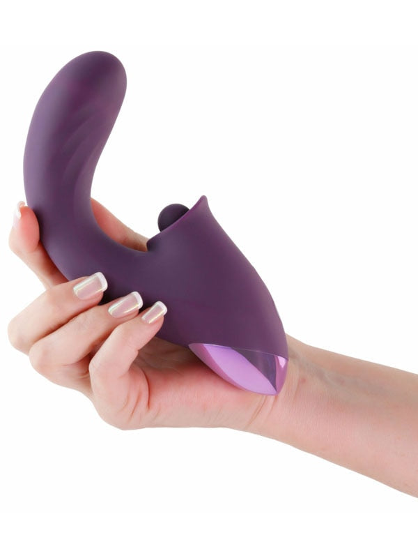 INYA Caprice - Purple - Purple 17.7 cm USB Rechargeable Vibrator with Clitoral Thumper