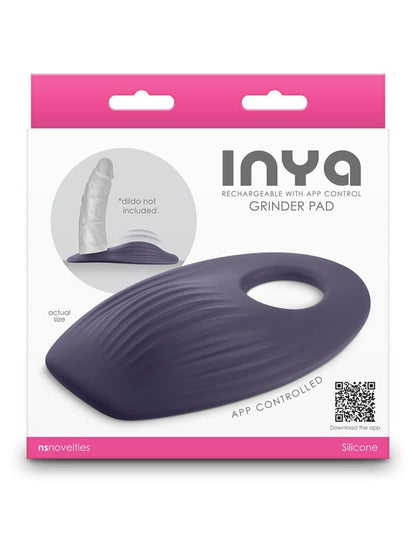 INYA Grinder - Grey - Grey USB Rechargeable Vibrating Grinding Pad with App Control