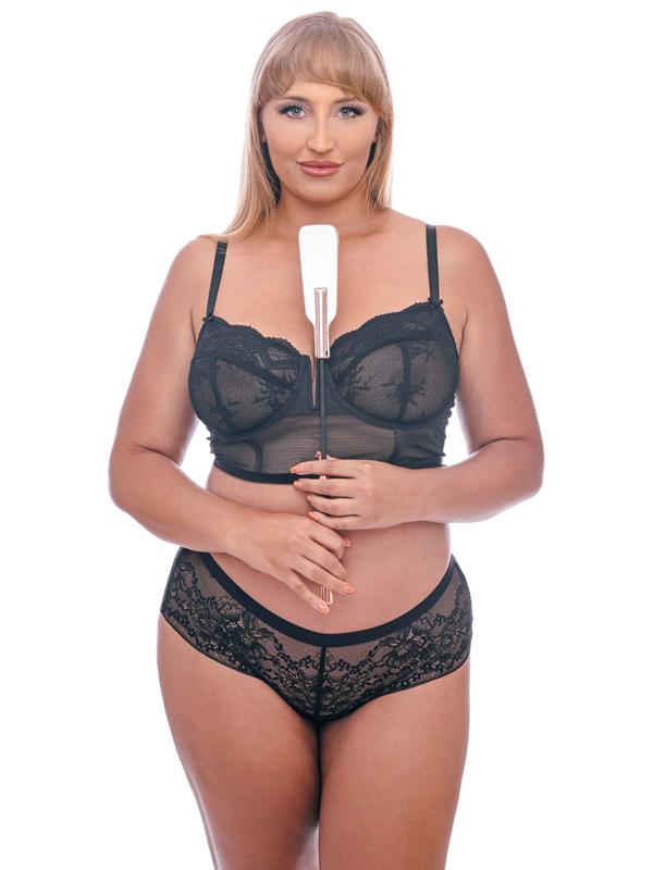 Sex & Mischief Brat Crop - Rose Gold 47 cm Crop Whip