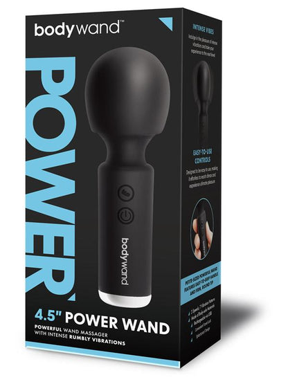 Bodywand 4.5'' Power Wand - Black 11.4 cm USB Rechargeable Massager Wand