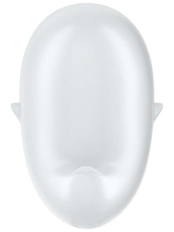 Satisfyer Cutie Ghost - White - White USB Rechargeable Air Pulse Stimulator