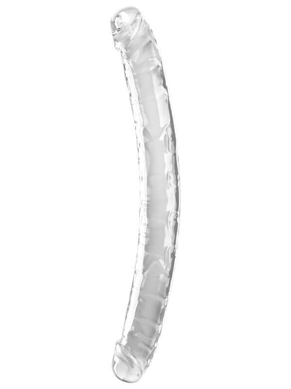 King Cock 18 Inch Double Dildo - Clear 45.7 cm Double Dong