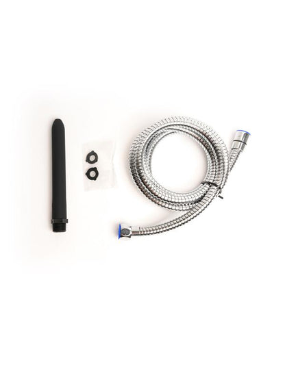 Sport Fucker Hydro Shot Travel Kit - Black 15 cm Clearning Nozzle with 1.8m Flex Hose Connection