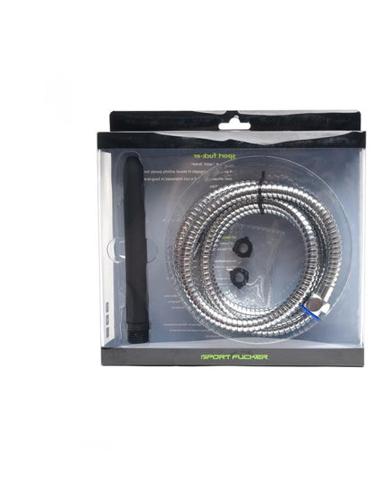 Sport Fucker Hydro Shot Travel Kit - Black 15 cm Clearning Nozzle with 1.8m Flex Hose Connection