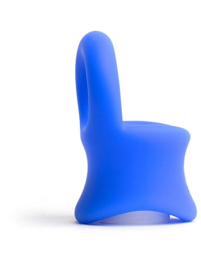 Sport Fucker Baller Ring - Blue Liquid Silicone Cock Ring with Ball Stretcher