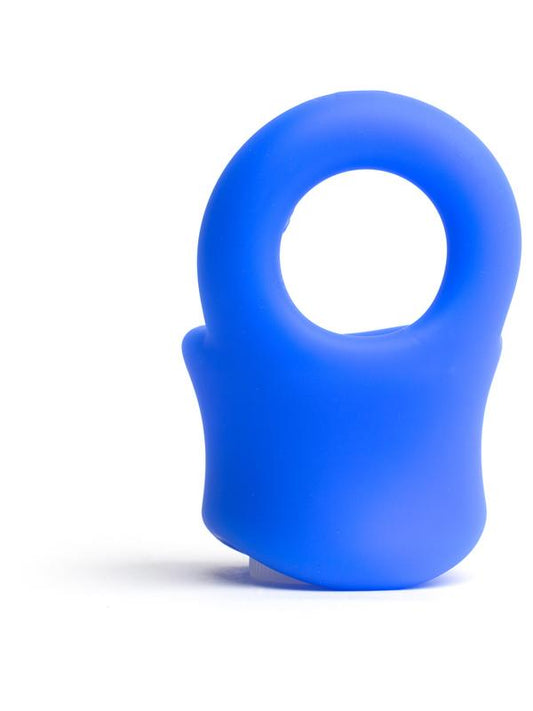 Sport Fucker Baller Ring - Blue Liquid Silicone Cock Ring with Ball Stretcher