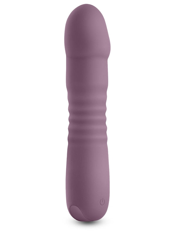 Lust-n-Dreams - Poise - Mauve - Purple 17.3 cm USB Rechargeable Thrusting Vibrator