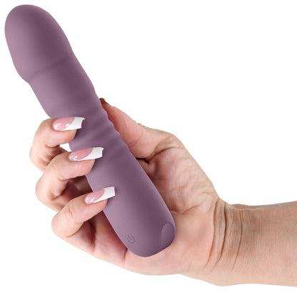 Lust-n-Dreams - Poise - Mauve - Purple 17.3 cm USB Rechargeable Thrusting Vibrator