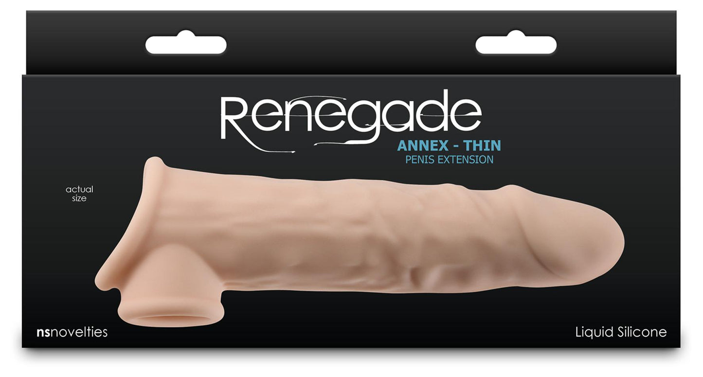 Renegade Annex - Thin - Flesh - Flesh 19.4 cm Penis Extender Sleeve