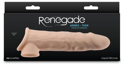 Renegade Annex - Thin - Flesh - Flesh 19.4 cm Penis Extender Sleeve