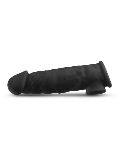 Renegade Annex - Thick - Black - Black 18.6 cm Penis Extender Sleeve