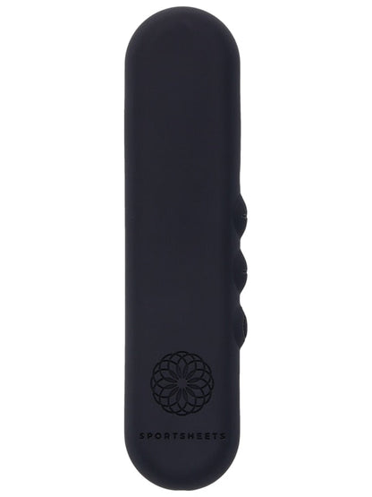 Pivot Flat Bullet - Black - Black 10.2 cm USB Rechargeable Bullet