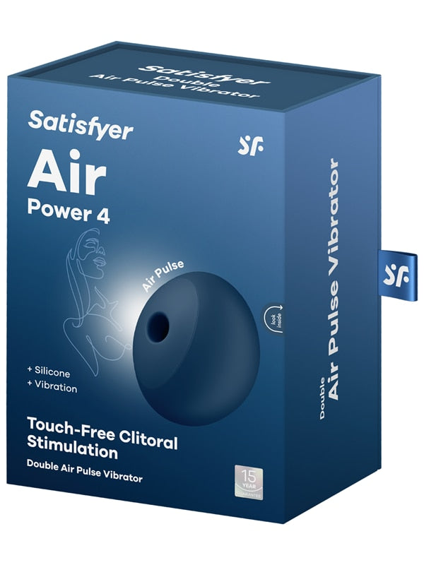 Satisfyer Air Power 4 - Navy USB Rechargeable Air Pulse Stimulator
