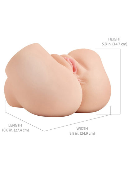 PDX Elite Back That Ass Up - Flesh - Flesh USB Rechargeable Auto Mega Masturbator