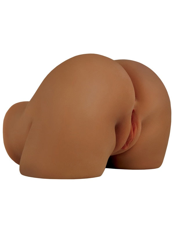 PDX Elite Shake That Ass - Brown - Brown USB Rechargeable Vibrating Mega Masturbator