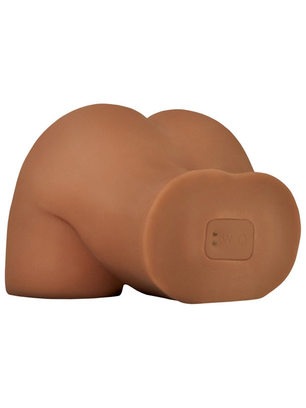 PDX Elite Shake That Ass - Brown - Brown USB Rechargeable Vibrating Mega Masturbator