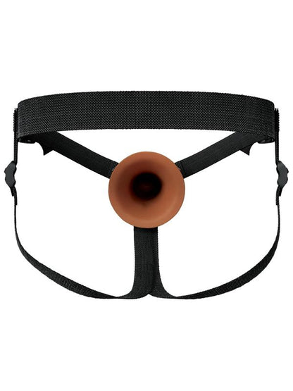 FX Elite 7'' Silicone Hollow Strap-On - Tan - Tan 17.8 cm Hollow Strap-On