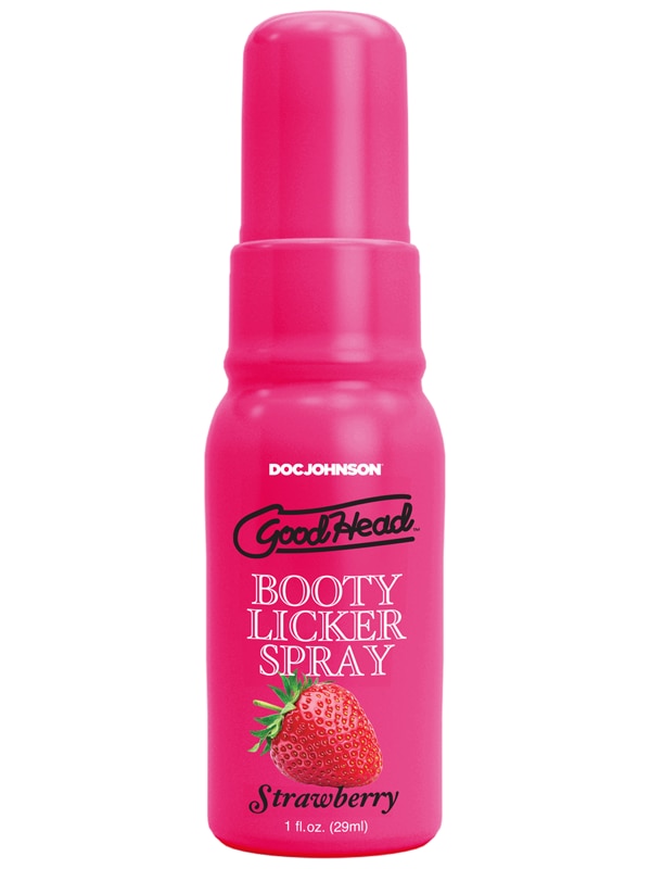 GoodHead Booty Licker Spray - Strawberry - Strawberry Flavoured Spray - 29 ml Bottle