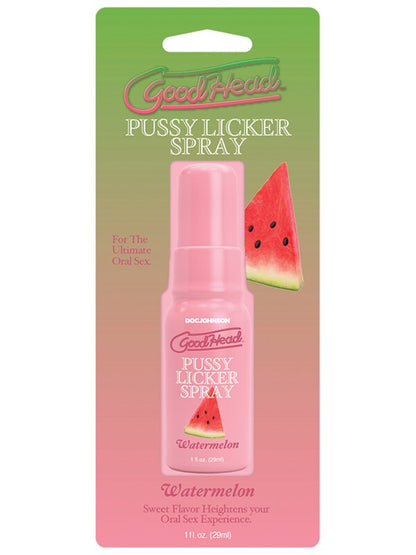 GoodHead Pussy Licker Spray - Watermelon - Watermelon Flavoured Spray - 29 ml Bottle