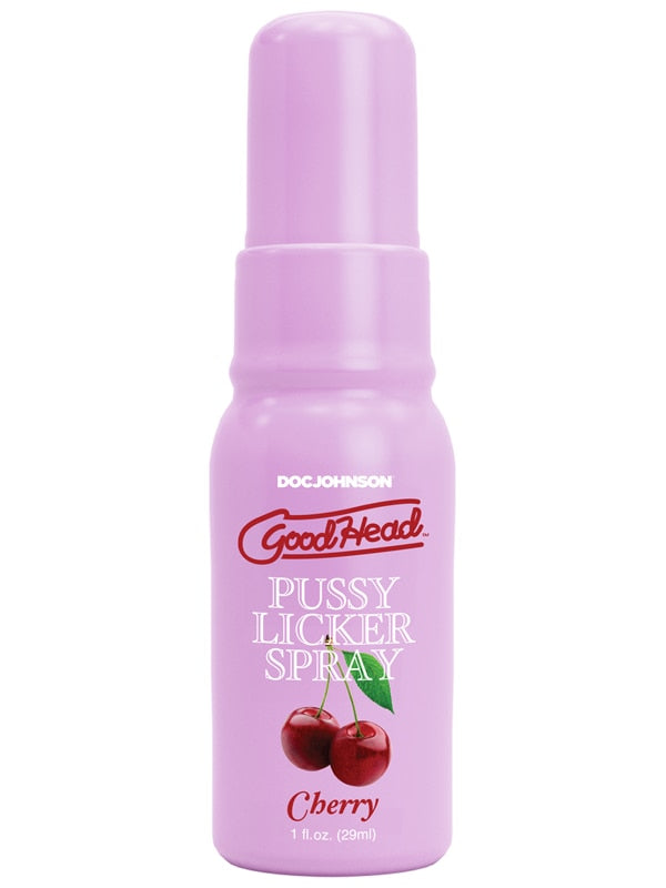 GoodHead Pussy Licker Spray - Cherry - Cherry Flavoured Spray - 29 ml Bottle